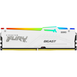 Kingston 32GB 6000MT/s DDR5 CL30 DIMM (Kit of 2) FURY Beast White RGB EXPO, EAN: 740617343311