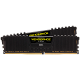 Corsair DDR4, 3200MHz 16GB 2x8GB Dimm, Unbuffered, 16-20-20-38, XMP 2.0, Vengeance LPX black Heatspreader, Black PCB, 1.35V, EAN:0840006608530