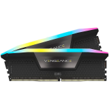 Corsair DDR5, 5200MT/s 32GB 2x16GB DIMM, Unbuffered, 40-40-40-77, XMP 3.0, VENGEANCE RGB DDR5 Black Heatspreader, RGB LED, 1.25V, EAN:0840006692850