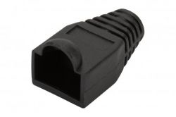 DIGITUS A-MOT 8/8 :: Kink protection boot for RJ45 plugs, black, 1pcs.