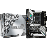 ASROCK Main Board Desktop B550 STEEL LEGEND (AM4, B550, 4x DDR4, 1x PCIe 4.0 x16, 1x PCIe 3.0 x16, 2x PCIe 3.0 x1, 6x SATA, 2x M.2 PCIe Gen4 x4, 1x M.2, 1x DP 1.4, 1x HDMI, 2.5G LAN, 1x USB-C, ATX