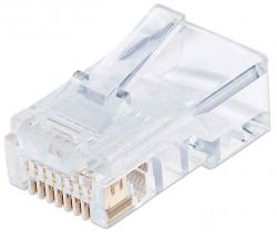 INTELLINET 790512 :: 100-Pack Cat5e RJ45 Modular Plugs Pro Line