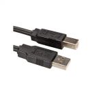 ROLINE 11.02.8808 :: ROLINE USB 2.0 кабел, Type A-B, 0.8 м 