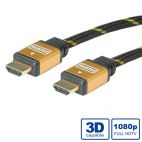 ROLINE 11.04.5564 :: GOLD HDMI High Speed Cable, HDMI M - HDMI M 20 m