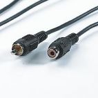 ROLINE 11.09.4321 :: Чинч удължителен кабел, RCA M-F, 1.5 м
