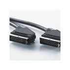 VALUE 11.99.4309 :: Scart видео кабел, 10.0 м, Scart M/M, tin-plated, черен цвят