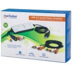 MANHATTAN 162579 :: Видео и аудио кепчър Grabber USB 2.0, 3x RCA-F, S-Video-F