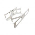 VALUE 17.99.1206 :: Solid Articulating Wall Mount TV Holder, White