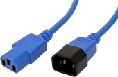 ROLINE 19.08.1522 :: Удължителен захр. кабел IEC 320 C14 - C13, син, 1.8 м