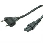 VALUE 19.99.2092 :: Euro Power Cable, 2-pin, black, 3.0 m