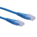 ROLINE 21.15.1524 :: UTP Patch кабел, Cat.6, 0.5 м, син цвят, AWG26