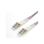 ROLINE 21.15.8752 :: Fibre Optic Jumper Cable, 50/125µm, LC-LC, OM4, purple, 2.0 m