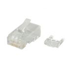 ROLINE 21.17.3062 :: Cat.6 Modular Plug, unshielded, for Solid Wire 10 pcs.