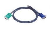 ATEN 2L-5203U :: KVM кабел, HD15 M + USB type A M >> SPHD15/18 M, 3.0 м