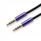 SBOX 3535-1.5U :: Аудио кабел, 3.5 мм стерео жак M/M, 1.5 м, Лилав