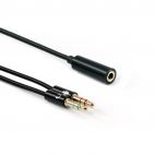 SBOX 35F-2X35M :: Y-образен стерео адаптер от 1 x 4-pin 3.5мм F към 2 x 3.5мм M
