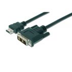 ASSMANN AK-330300-030-S :: HDMI adapter cable, type A-DVI(18+1), M/M, 3.0m, Full HD, UL, bl