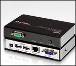 ATEN CE700AL/R :: USB KVM конзолен екстендър, 150 м, 1920 x 1200, Surge protection