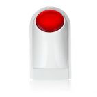 CHUANGO WS108 :: Безжична strobe сирена, за външен монтаж, с червена лампа, за безжична връзка с централа CG-5, 120 dB