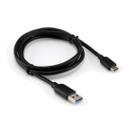 SBOX CTYPE-15 :: USB кабел, Type A - Type-C 3.0, M/M, черен, 1.5 м