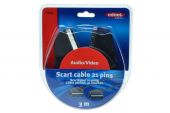 EDNET 84413 :: SCART видео кабел, 21-пина, 3.0 м