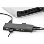 EDNET EDN-85139 :: USB 2.0 хъб за лаптоп, 10 порта, захранване 5V/3.5A