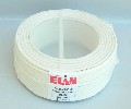 ELAN 035221 :: Alarm Cable, 2x 0.50 direct + 2x 0.22 Twisted Pair, 450V, Ø 5.40 mm, Shielded, 100 m