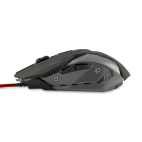 WHITE SHARK GM-1604BL :: Геймърска мишка Ceasar, 4800dpi, черна