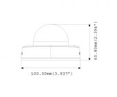 GEOVISION GV-EFD4700-0F :: 4MP, 2.8 mm H.265 Super Low Lux WDR Pro IR Mini Fixed IP Dome