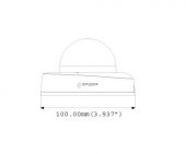 GEOVISION GV-EFD4700-0F :: 4MP, 2.8 mm H.265 Super Low Lux WDR Pro IR Mini Fixed IP Dome