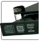 Raidsonic IB-540U-B-BL :: Външна кутия за Slimline & Slot-In оптични устройства, осветяване на панела, USB 2.0 интерфейс