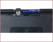 KeySonic KSK-3201 RF :: тънка, безжична, мини клавиатура с тракбол