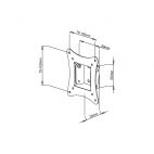 SBOX LCD-100 :: WALL STAND WITH TILT