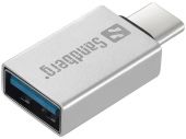 SANDBERG SNB-136-24 :: Адаптер от USB Type-C към USB 3.0