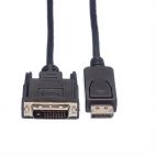 ROLINE 11.04.5612 :: ROLINE кабел, DisplayPort M - DVI M, 5.0 м