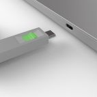 LINDY 40426 :: USB Type-C Port Blocker 4pcs with Key, green