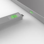 LINDY 40426 :: USB Type-C Port Blocker 4pcs with Key, green