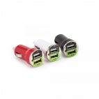 SBOX CC-221W :: Зарядно за кола, USB, 12-24V към 5V / 2.1A, Бяло