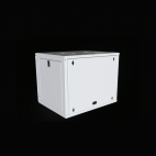 MIRSAN MR.WTC12U45.01 :: Сървърен шкаф за мрежово оборудване - 12U, D=450mm, W=565mm, Черен, за стена, Com-Box