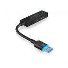 RAIDSONIC IB-AC603L-U3 :: USB 3.0 адапторен кабел за 2.5" SATA HDD/SSD със синя подсветка