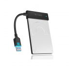 RAIDSONIC IB-AC603L-U3 :: USB 3.0 адапторен кабел за 2.5" SATA HDD/SSD със синя подсветка