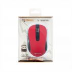 SBOX WM-911R :: Безжична оптична мишка, USB, 1600 DPI, червен цвят