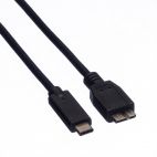 ROLINE 11.02.9006 :: USB 3.2 Gen 1 Cable, C-Micro B, M/M, black, 1.0 m