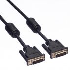 ROLINE 11.04.5598 :: DVI Cable, DVI (24+1), Dual Link, M/M, 15.0 m