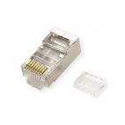 VALUE 21.99.3065 :: Cat.6/6A Modular Plug, STP, for Stranded Wire, 100 pcs.