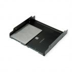 ROLINE 16.01.3010 :: HDD/SSD Mounting адаптер, 5.25“ рамка за 1x 2.5/3.5“ HDD/SSD, метален, черен цвят