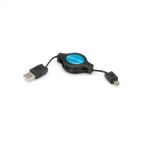 VALUE 11.99.8816 :: USB кабел с ролка за автом. навиване, TypeA-5Pin Mini , 1.2 м