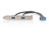 ASSMANN AK-300306-002-S :: DIGITUS USB 3.0 Slot Bracket cable