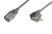 ASSMANN AK-440109-008-S :: DIGITUS захранващ кабел, Schuko към IEC C13, 0.75 мм