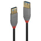 LINDY LNY-36760 :: 0.5m USB 3.0 Type A Extension Cable, Anthra Line